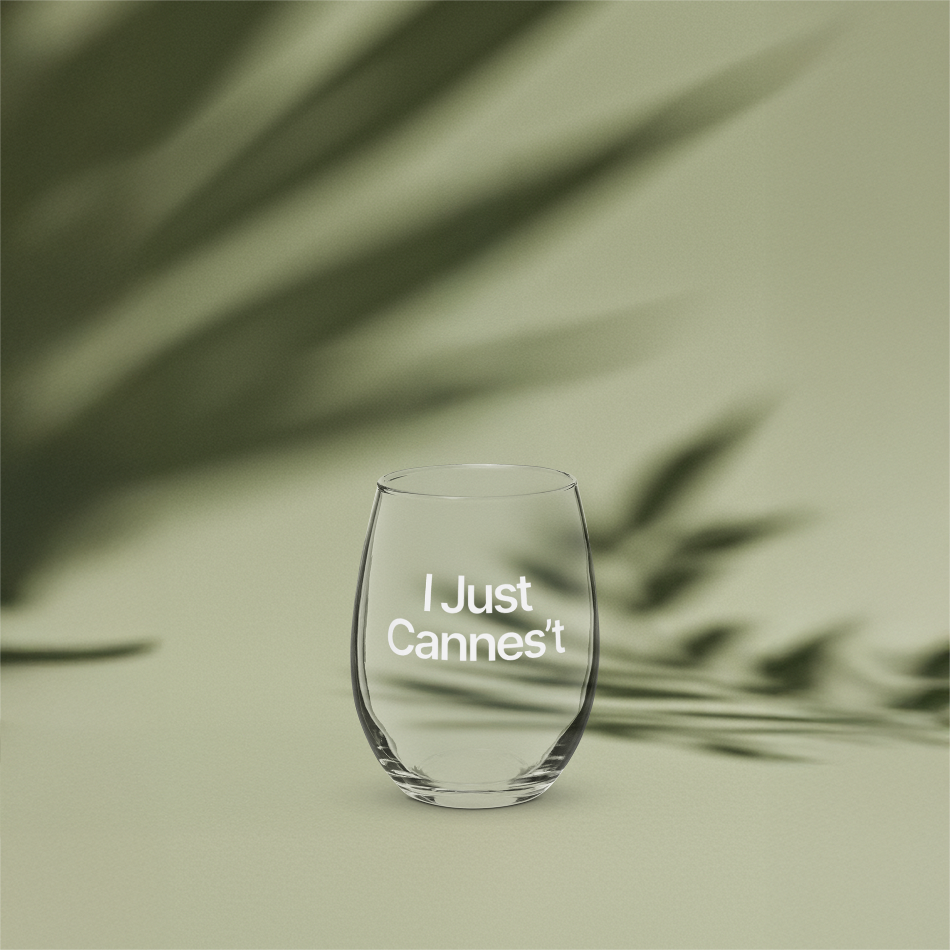 NotInCannes x David Armano Wine Glass