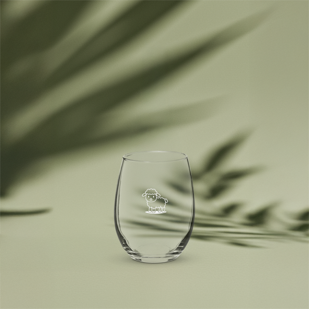 NotInCannes Lamb Wine Glass