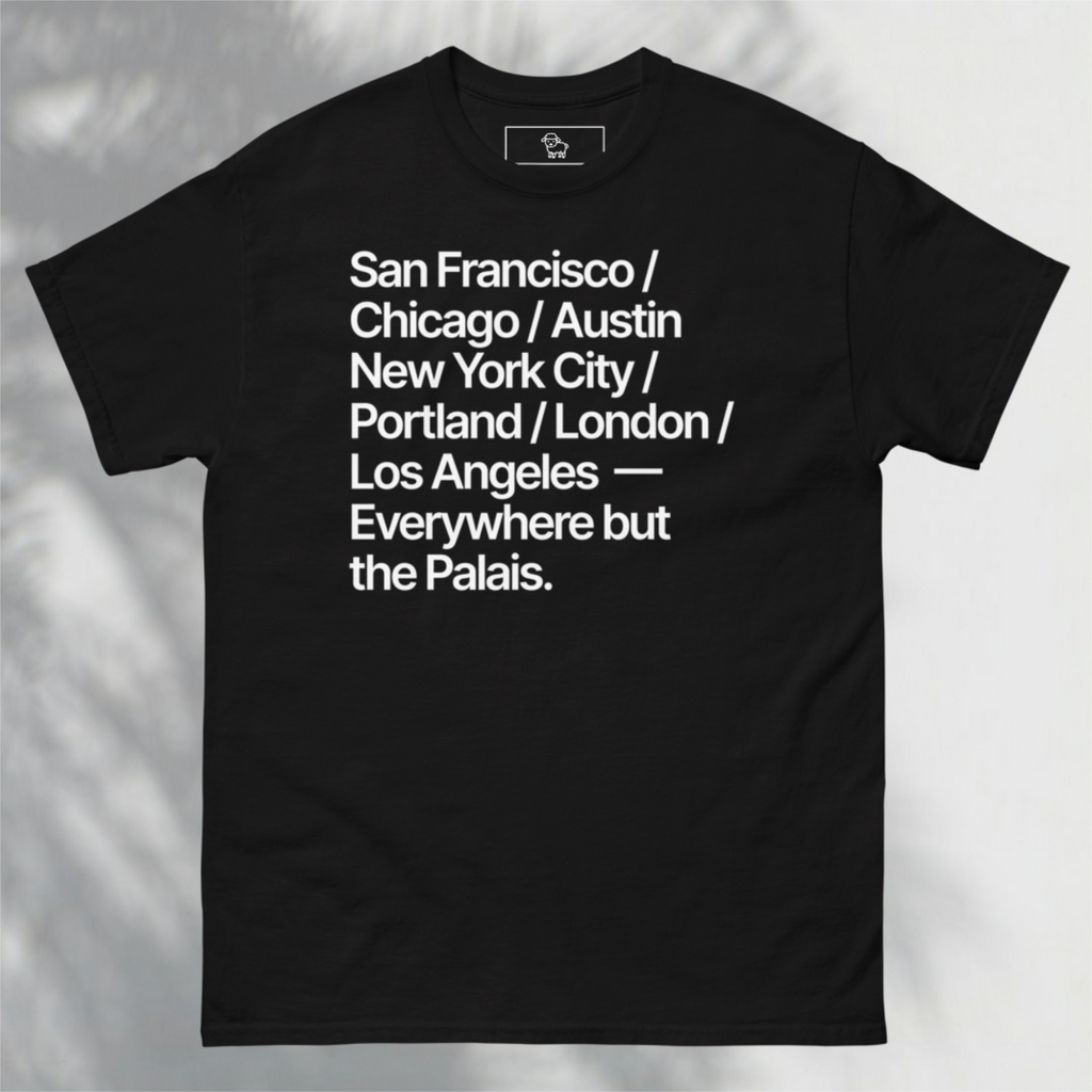 "Everywhere but" Tee – Global Edition
